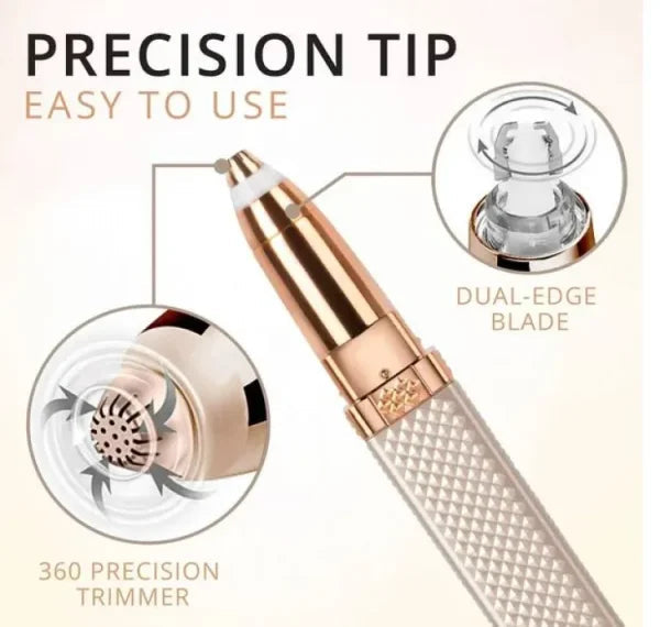 2 In 1 Flawless Facial Hair Removal | 2 In 1 Women’s Electric Epilator Usb Charging Portable Hair Remover Bikini Painless Shaver For Women Body Facial Eyebrow Trimmer