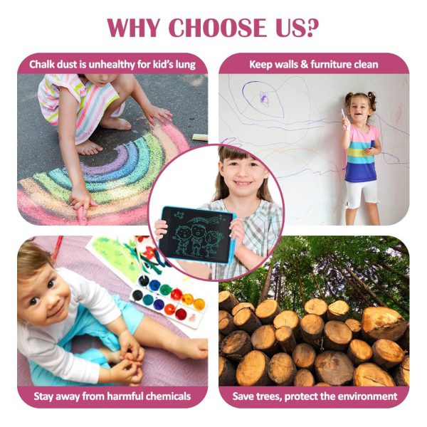 8.5 Inch Writing Pad Lcd Tablet For Kids (random Color)
